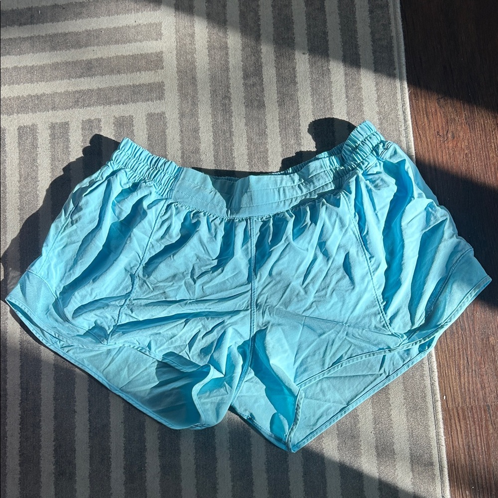 Lululemon light blue shorts